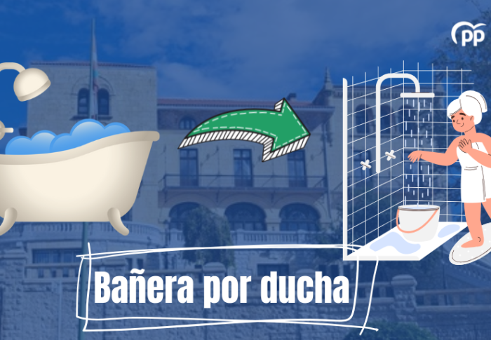 El PP de Getxo reclama ayudas municipales para sustituir bañeras por duchas en viviendas de personas mayores