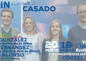 Mitin de Pablo Casado en Bilbao