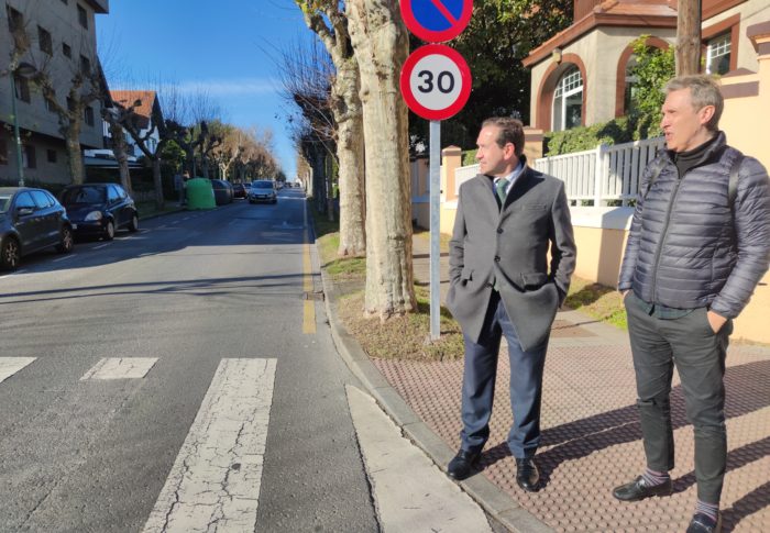 Andrade solicita instalar pasos de cebra elevados en la avenida de Leioa de Neguri