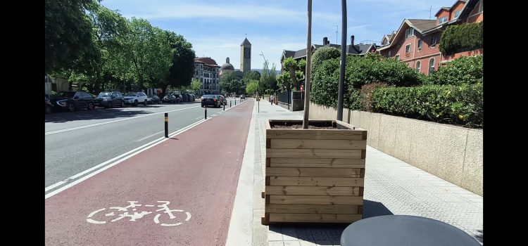 El PP propone quitar el bidegorri del carril de la carretera de Zugazarte y desplazarlo a la zona ajardinada