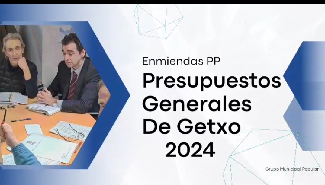El PP de Getxo presenta 16 enmiendas parciales a los Presupuestos por ...