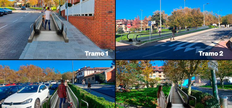 PP de Getxo propone la creación de cuatro tramos de rampas mecánicas en la calle Los Fueros de Algorta