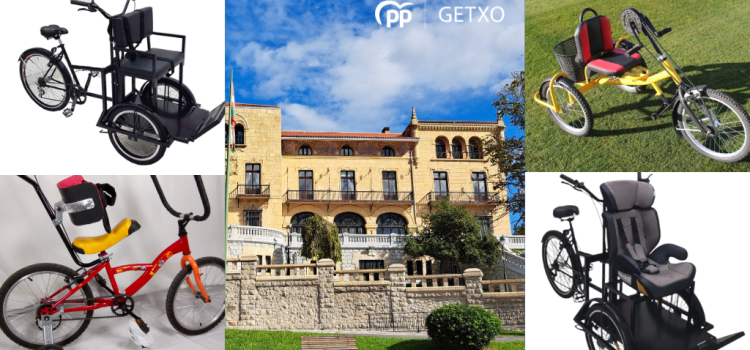 El PP de Getxo solicita un servicio de bicicletas adaptadas para mayores y personas con movilidad reducida
