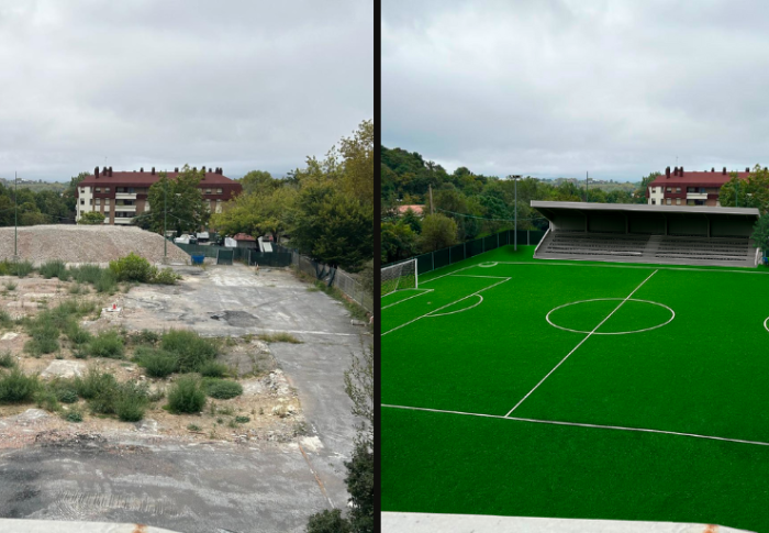El PP de Getxo insta al Ayuntamiento a la construcción de un campo de fútbol, el Bolue IV, en los terrenos del antiguo instituto Aiboa II