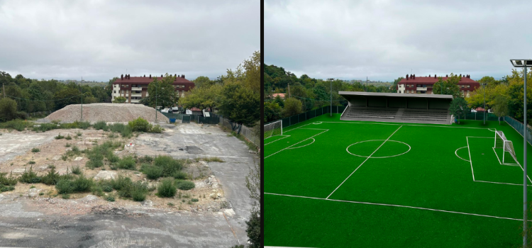 El PP de Getxo insta al Ayuntamiento a la construcción de un campo de fútbol, el Bolue IV, en los terrenos del antiguo instituto Aiboa II