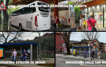 El PP de Getxo propone instalar marquesinas de autobús en la calle San Martín, en la estación de Neguri y en la antigua gasolinera de Algorta
