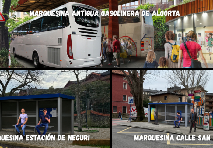 El PP de Getxo propone instalar marquesinas de autobús en la calle San Martín, en la estación de Neguri y en la antigua gasolinera de Algorta