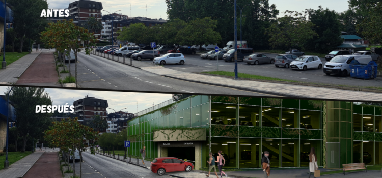 El PP de Getxo propone la creación de un nuevo aparcamiento en superficie en Fadura para aliviar la saturación actual